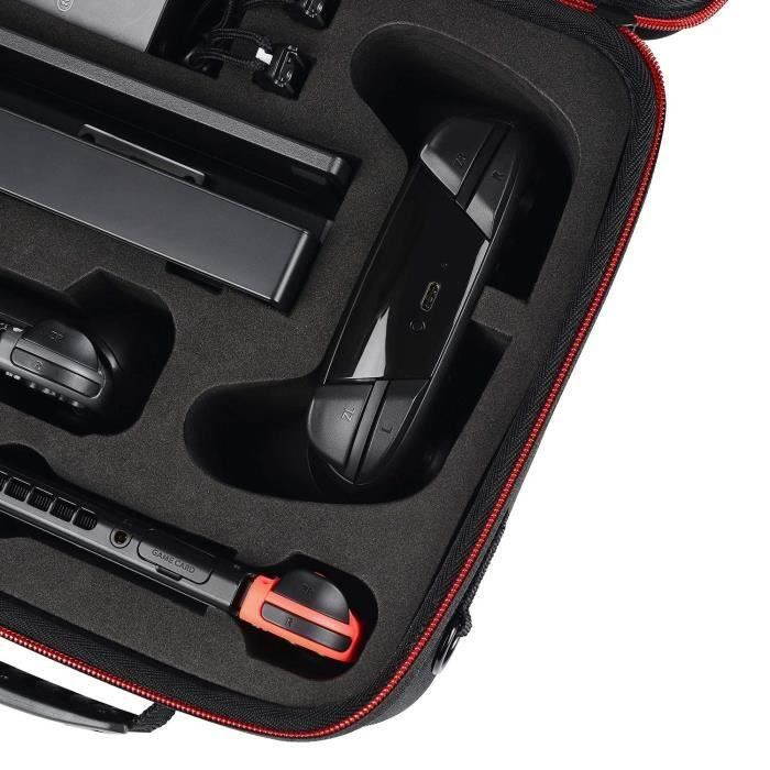 Zgeer Carrying Case for Nintendo Switch, Switch Console, Switch Dock, AC Adapter, Joy-Con Grip, Pro Controller