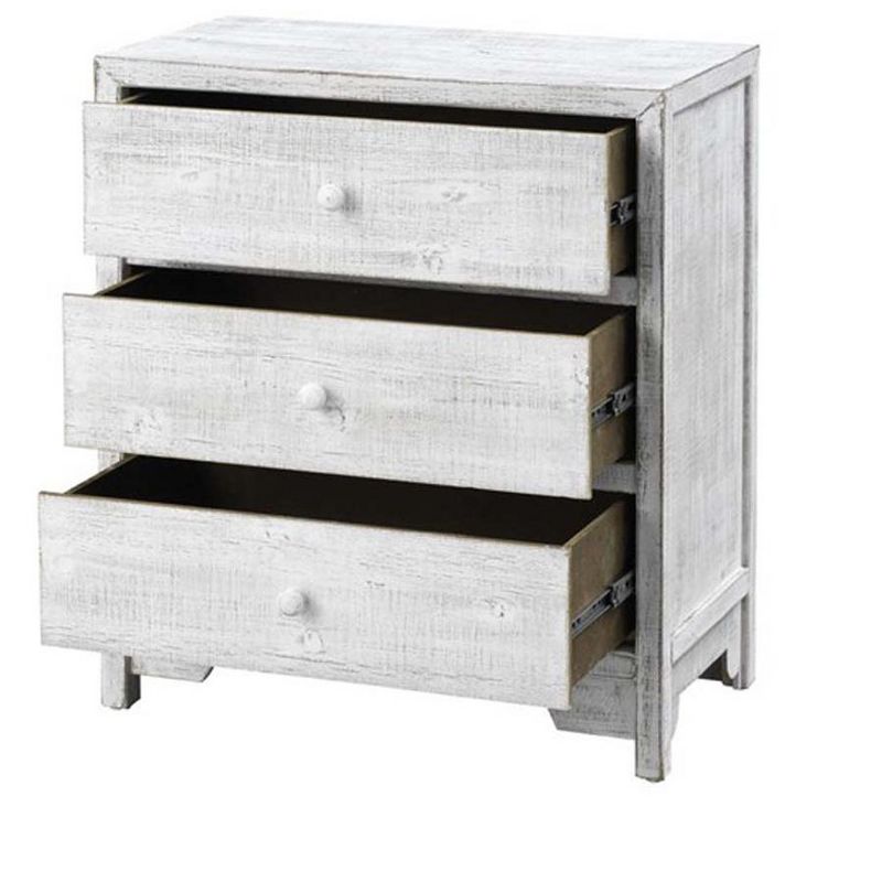 Kolczak Boho Handcrafted Mango Wood 2 Door Cabinet Light Gray - Christopher Knight Home