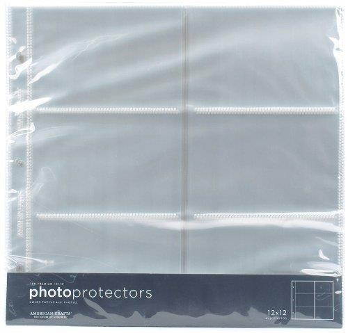 American Crafts  Photo Protector Sheets, 12 x 12-Inches, Pack of 2