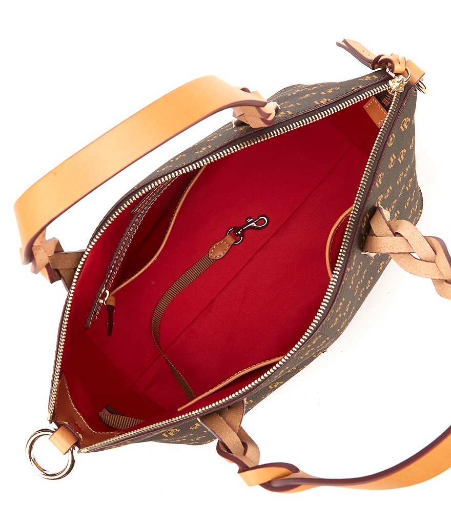 Dooney & Bourke Signature Blakely Collection Celeste Logo Satchel Bag