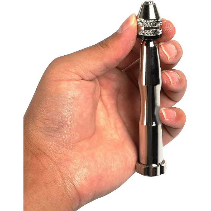 Bright Creations 26 Pieces Mini Steel Hand Drill and Bits Set for DIY Jewelry, Arts and Crafts