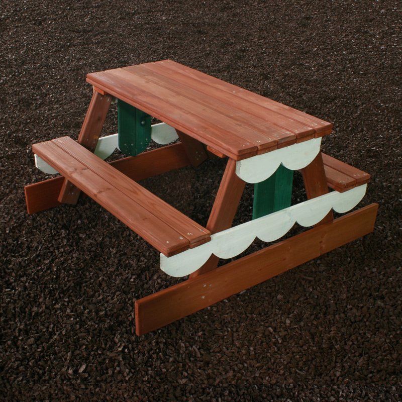 Swing-N-Slide Wooden Picnic Table