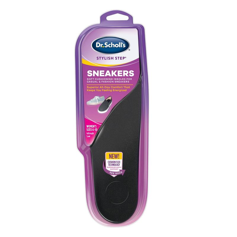 Dr Scholl's Stylish Step Soft Cushioning Insoles for Sneakers - 1 Pair - Size (6-10)
