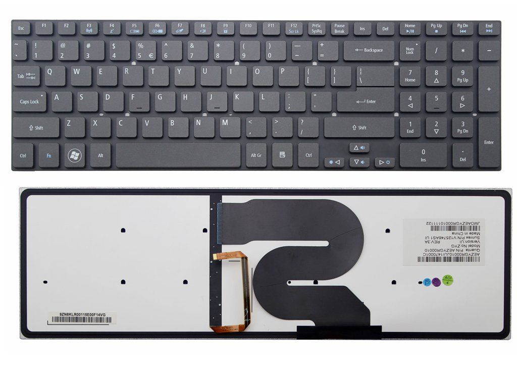 New Laptop US Black Keyboard For Acer Aspire 5951 5951G 8951 8951G Series