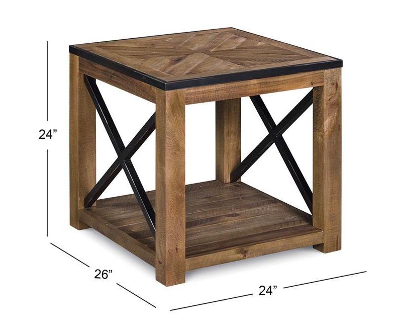 T2386-03 Penderton Wood Rectangular End Table - Magnussen Home Furnishings