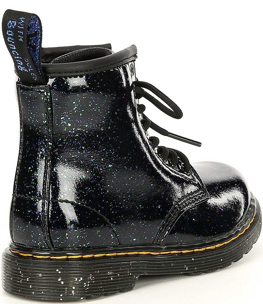 Dr. Martens Girl's 1460 Side-Zip Glitter Boots (Infant)