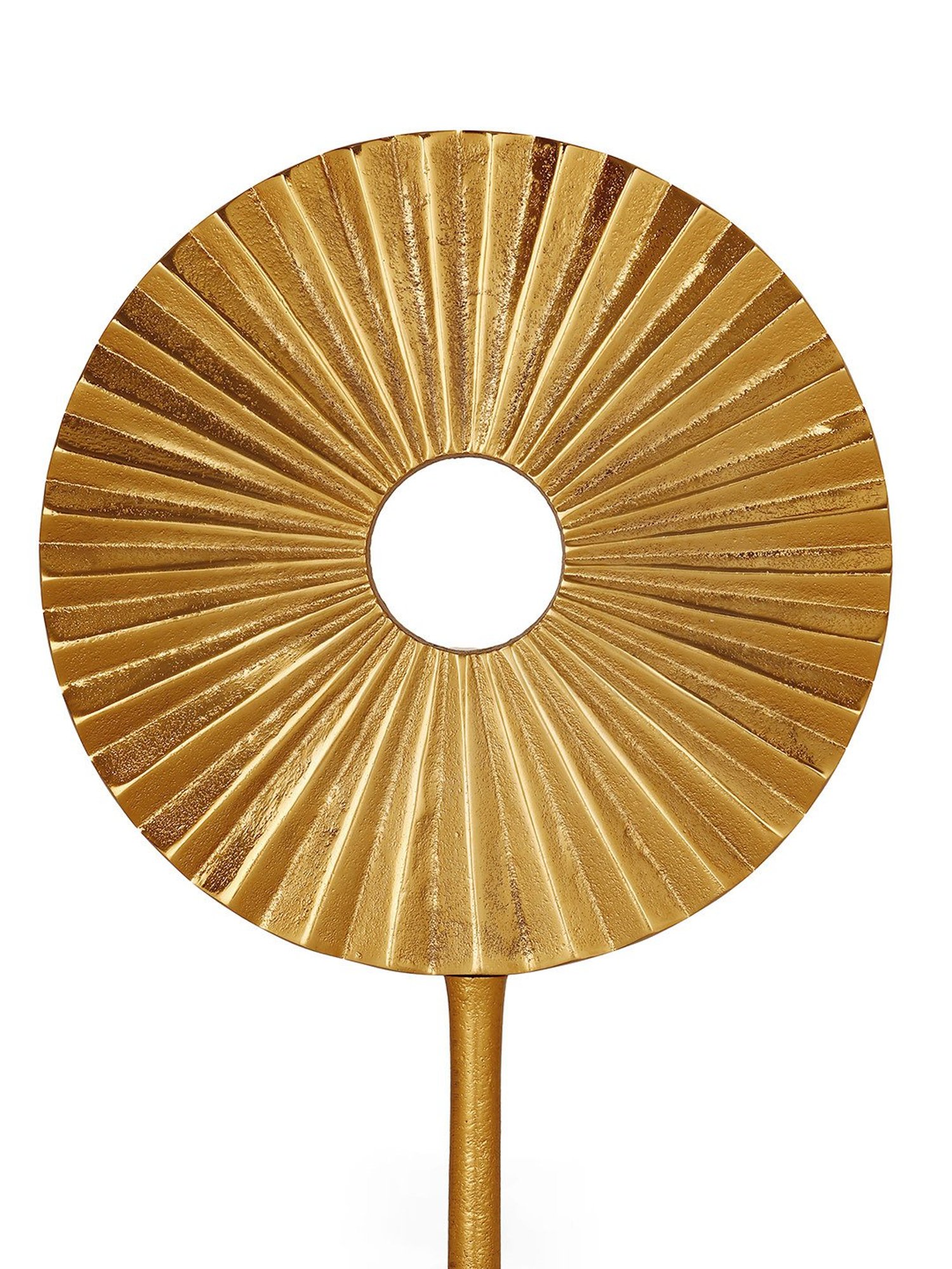 Pure Home and Living Gold Metal Textured Decor Objects