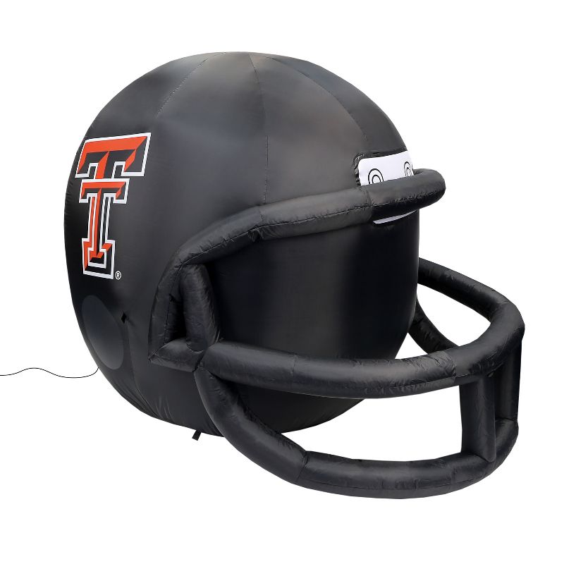 Fabrique NCAA Texas Tech Team Inflatable Helmet, 4 ft Tall, Black