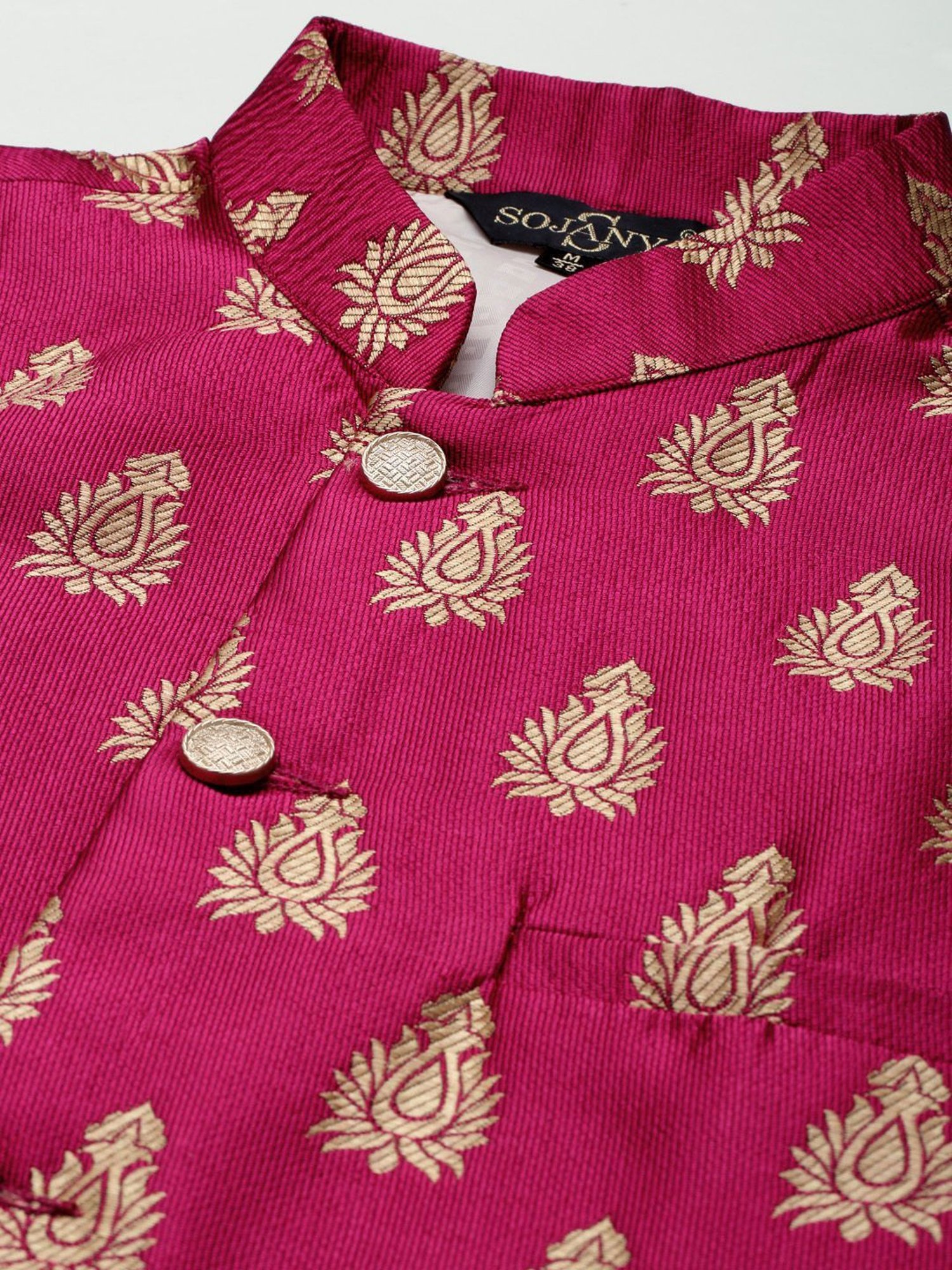 Vastramay White Cotton Straight Fit Embroidery Ethnic Suits