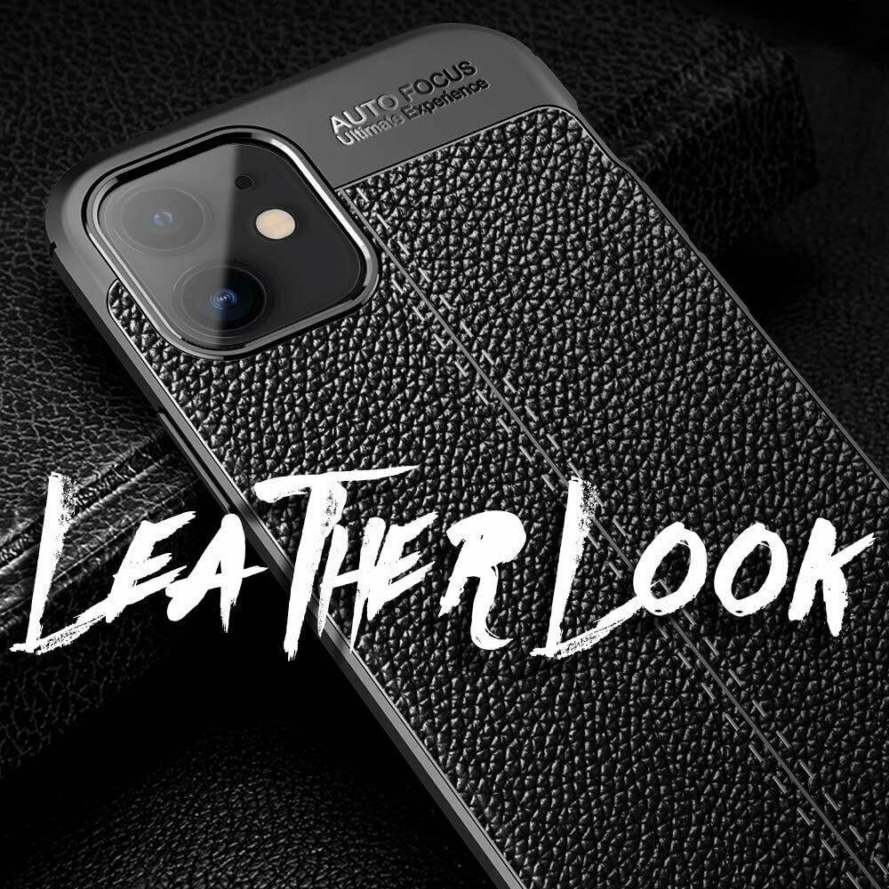 Luxury Leather Rubber Slim Soft Case Cover For iPhone 12 Pro Max 12 Pro 12 Mini