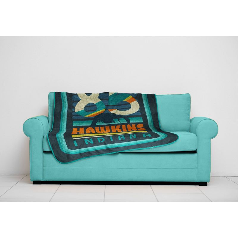 85" Stranger Things Hawkins Throw