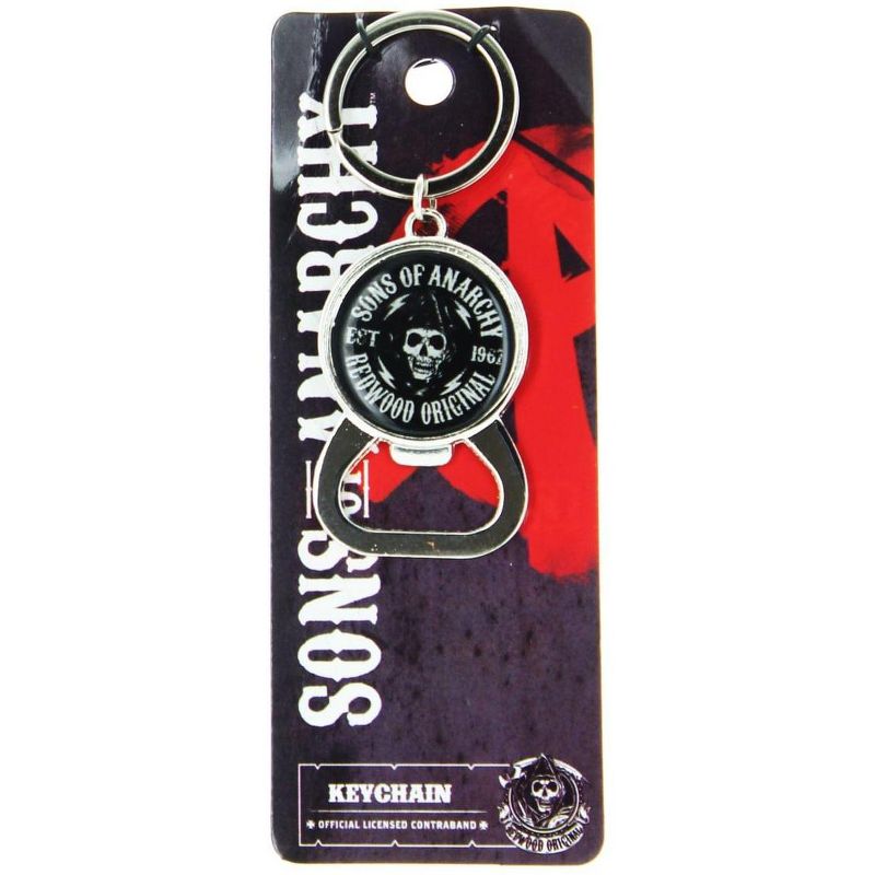 Just Funky Sons of Anarchy Logo Keychain Bottle Opener