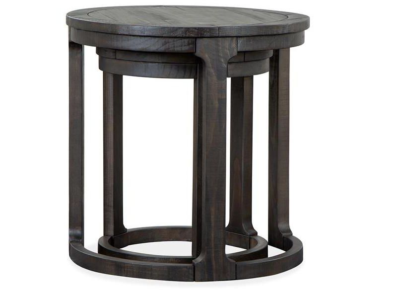 Magnussen T5263 Boswell Round Nesting End Table