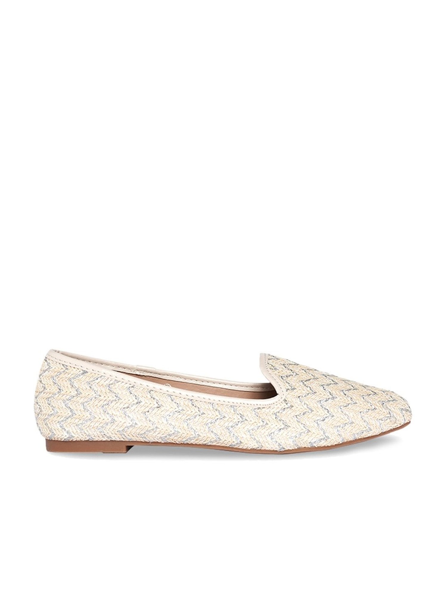 Forever Glam by Pantaloons Women's Beige Casual Loafers