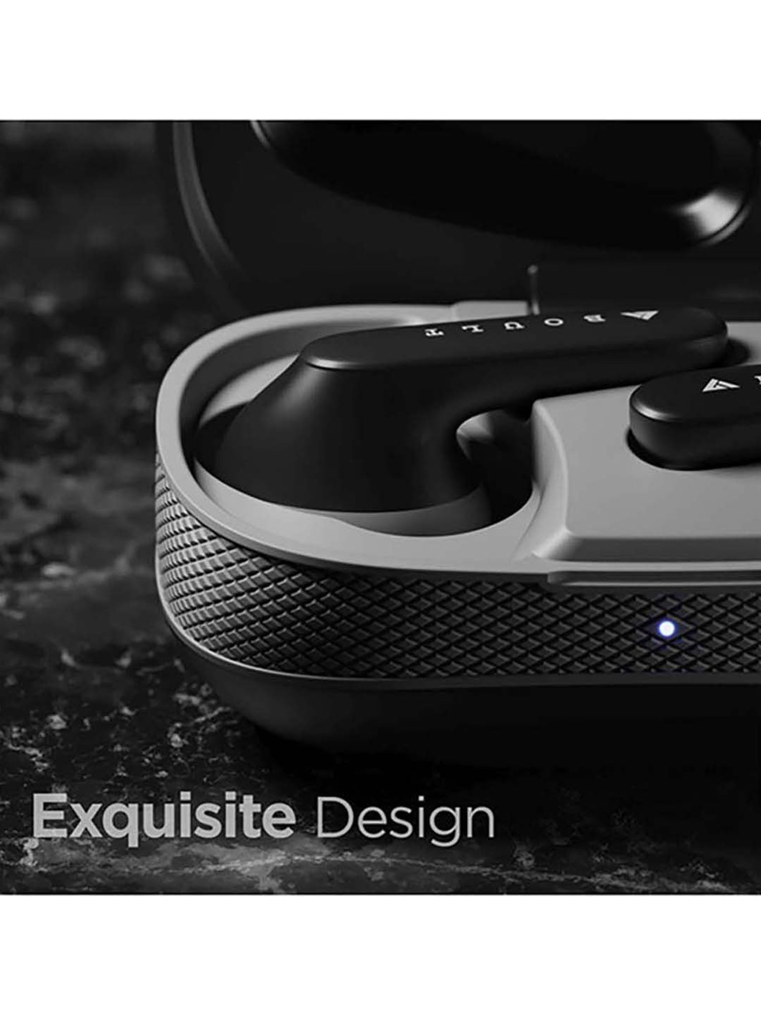 Boult Audio AirBass Y1 True Wireless Bluetooth Earbuds with Mic (Black)