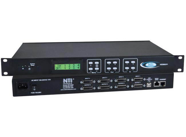 NTI SM-16X16-DVI-LCD DVI Video Matrix Switch w/2-Yr Warranty