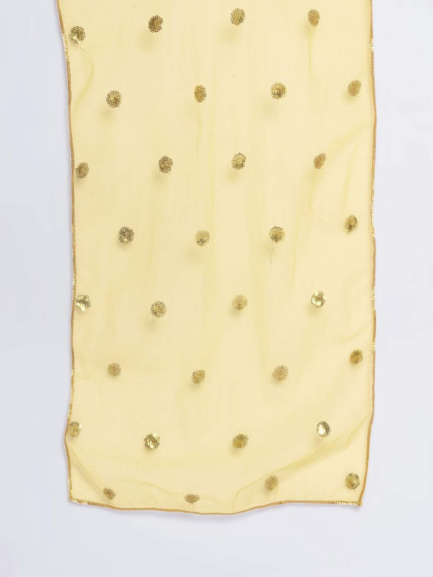 Little Bansi Yellow Cotton Floral Print Kurta Set