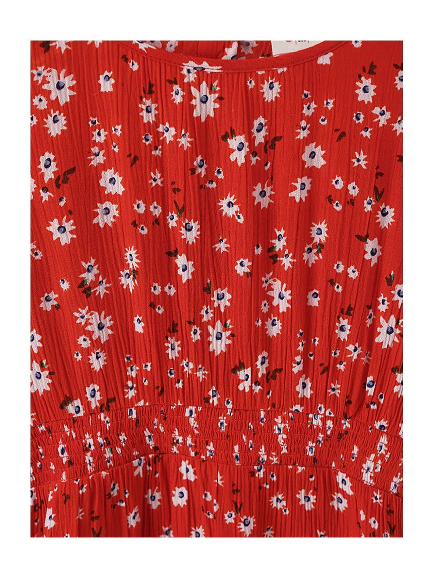 Ed-a-Mamma Kids Red Floral Print  Dress