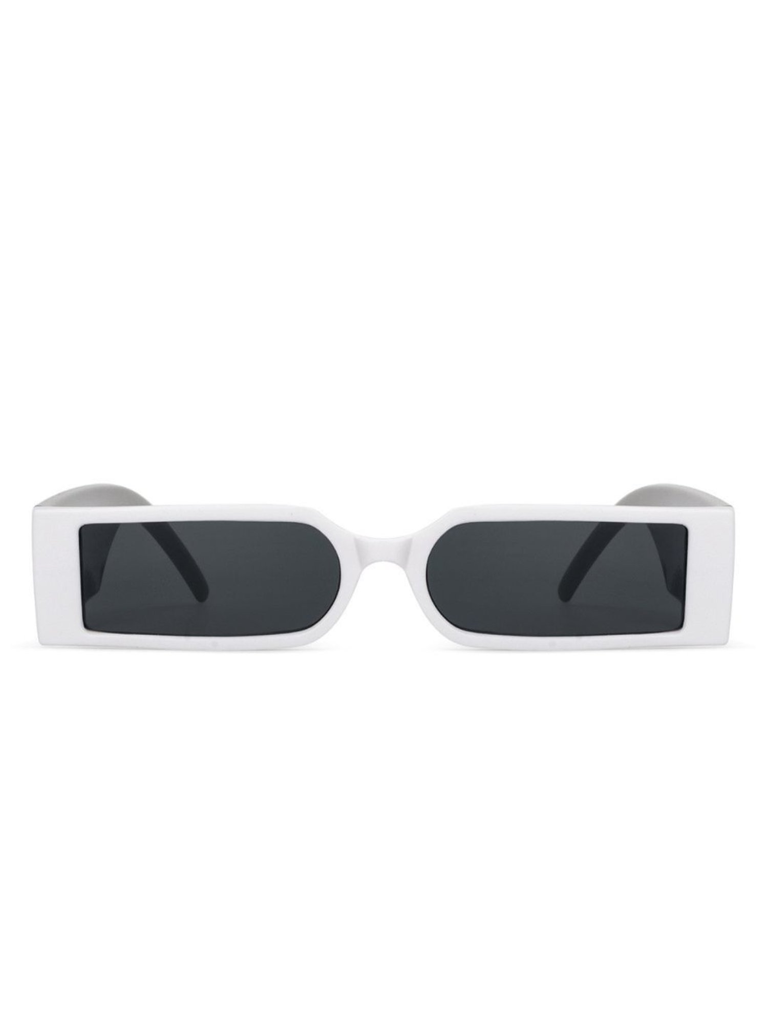 OJOS Grey Rectangular Polarised and UV Protected Lens Unisex Sunglasses