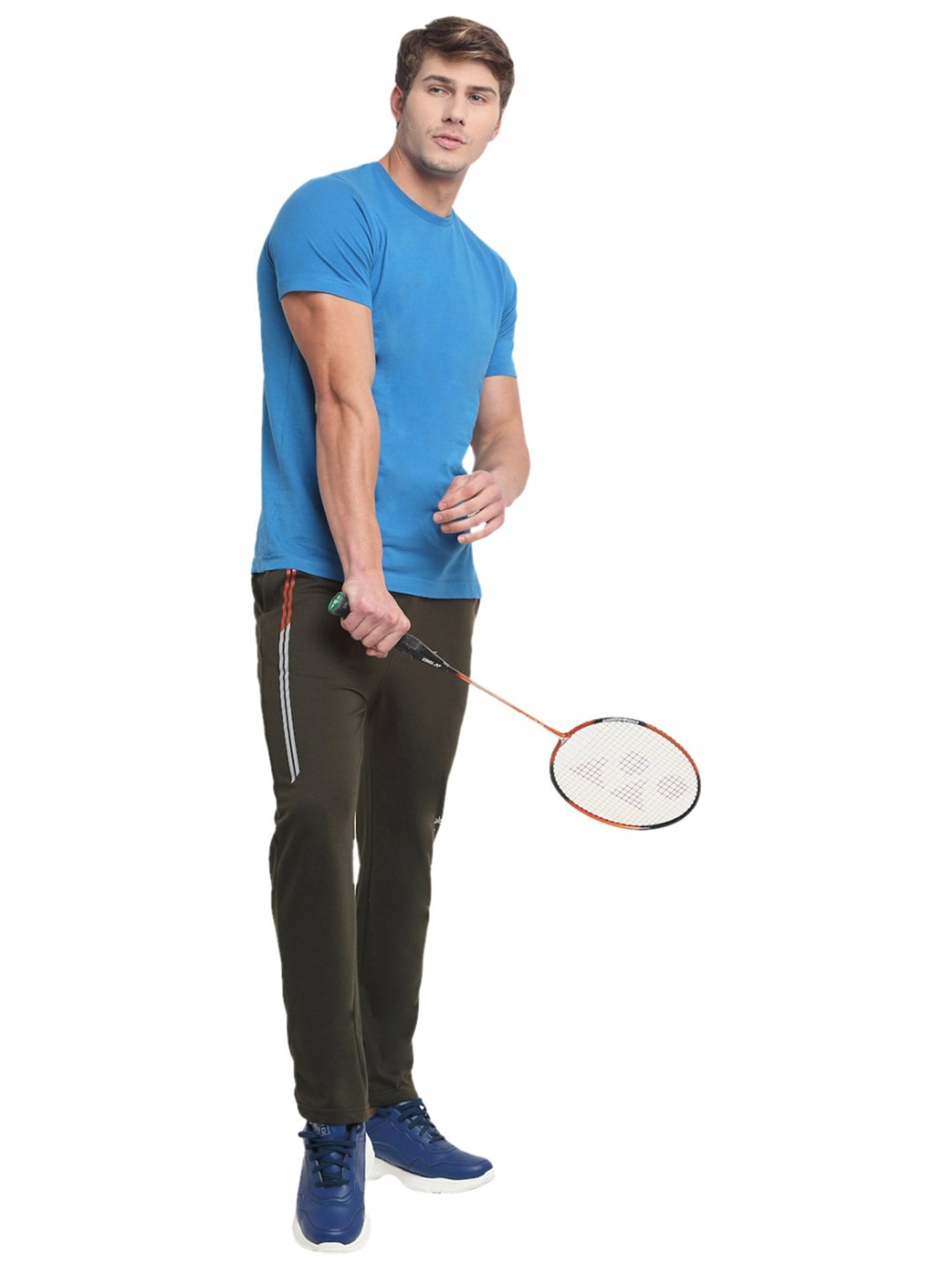 Venitian- Forbidden Clothing Olive Green Slim Fit Printed Trackpants