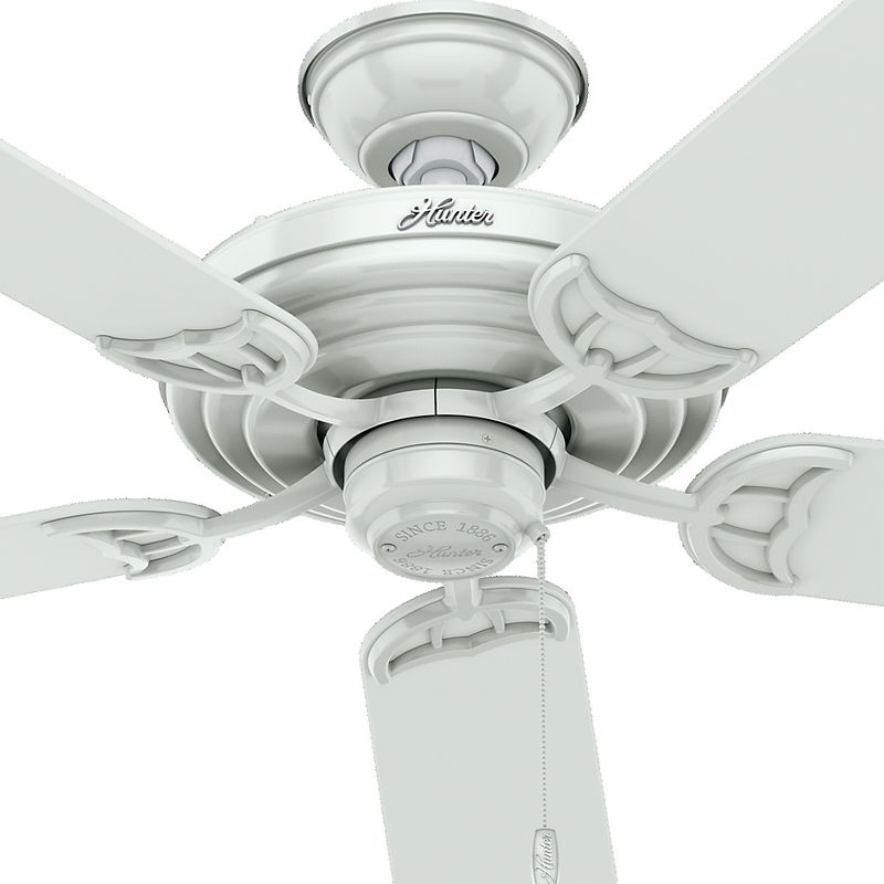 52" Sea Air Wet Rated Ceiling Fan  White  - Hunter
