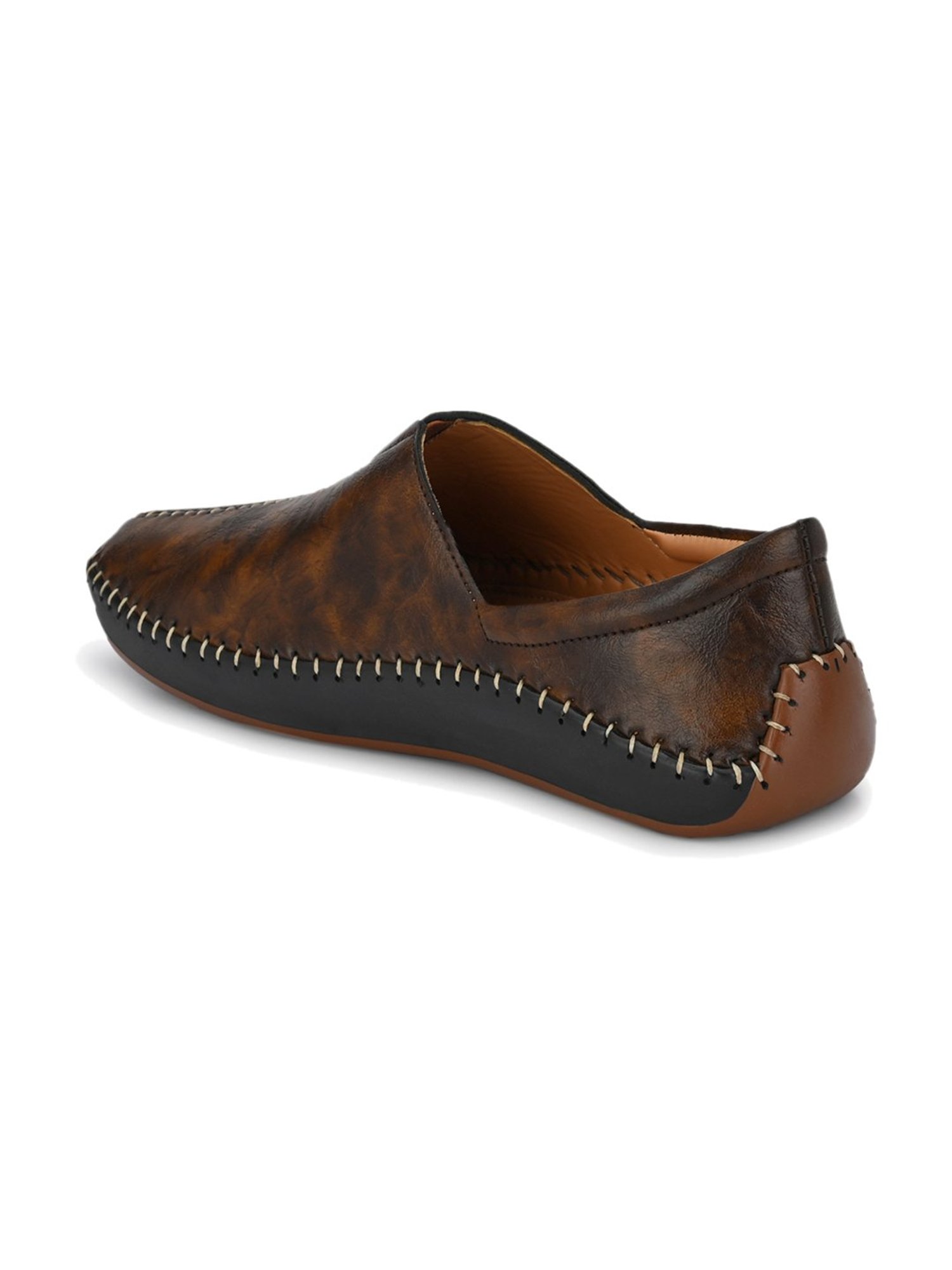 El Paso Brown Casual Slip-Ons