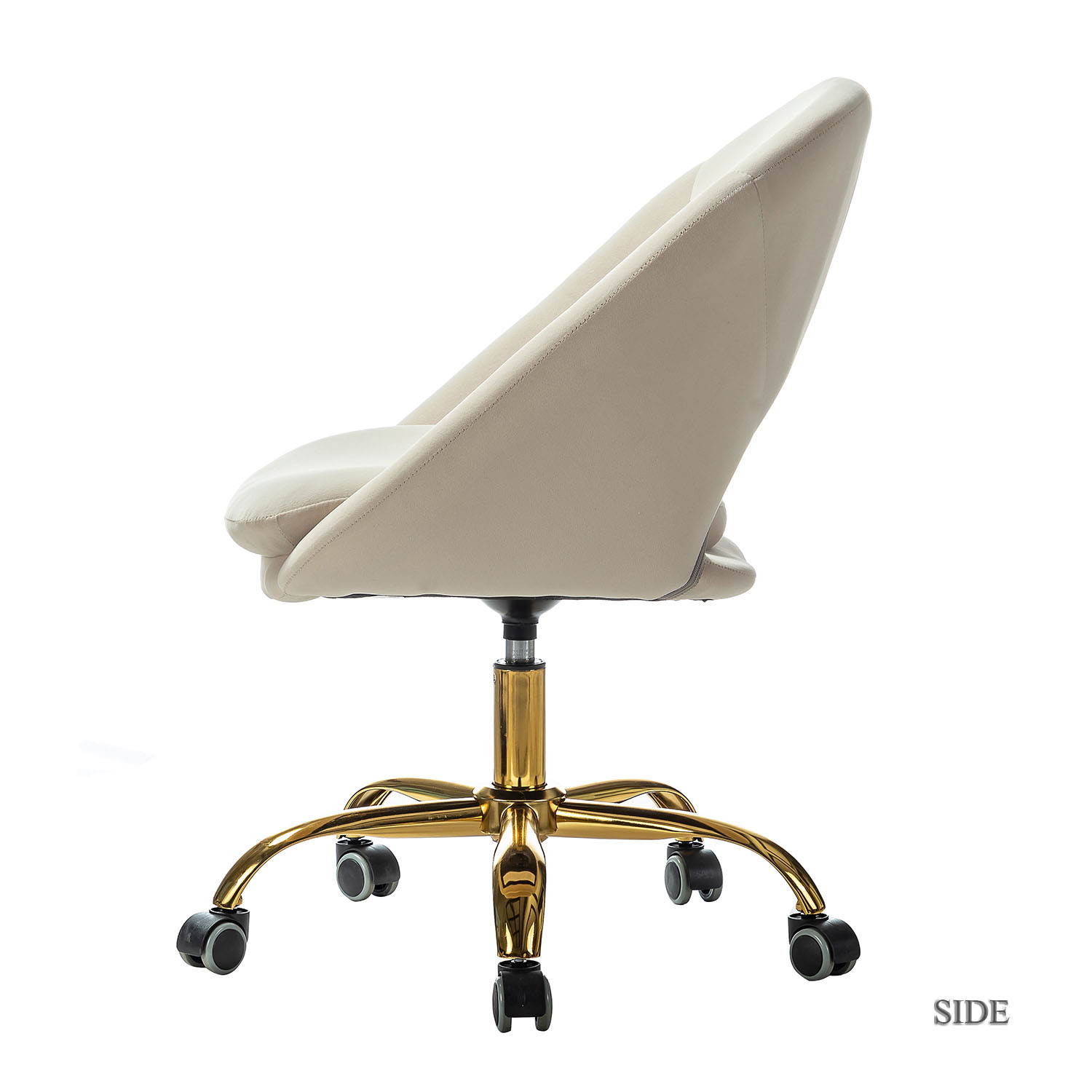 Global Leather Task Chair, Black (8993BK450/550) 