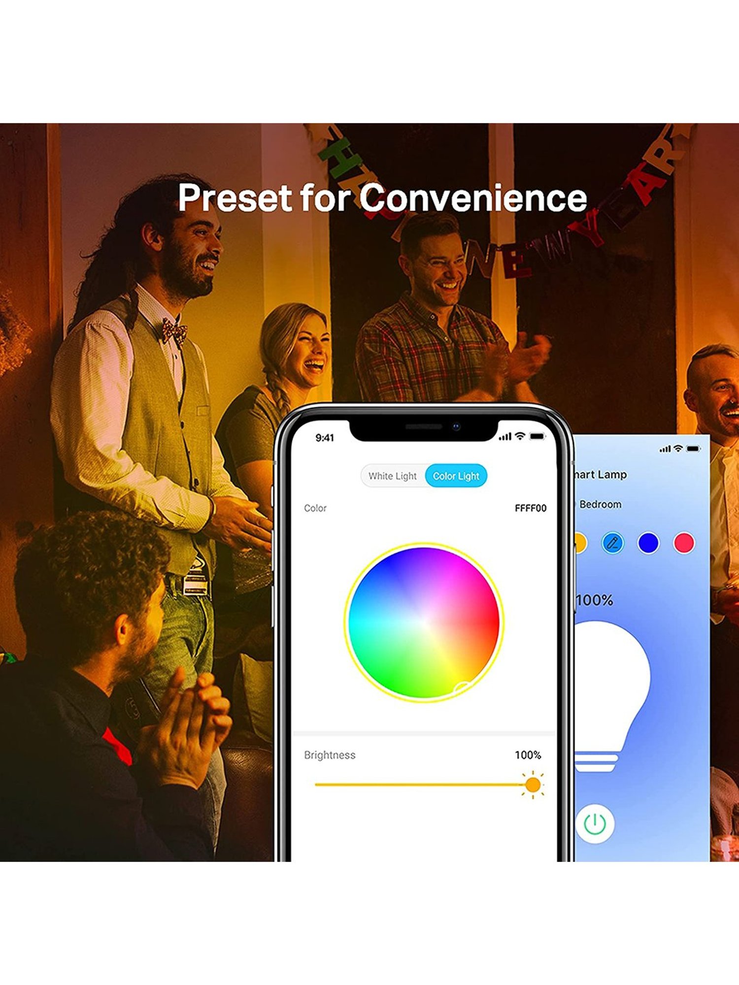 TP-LINK Tapo L530B 8.7W Smart Wi-Fi Light Bulb Works with Alexa and Google (Multicolor)