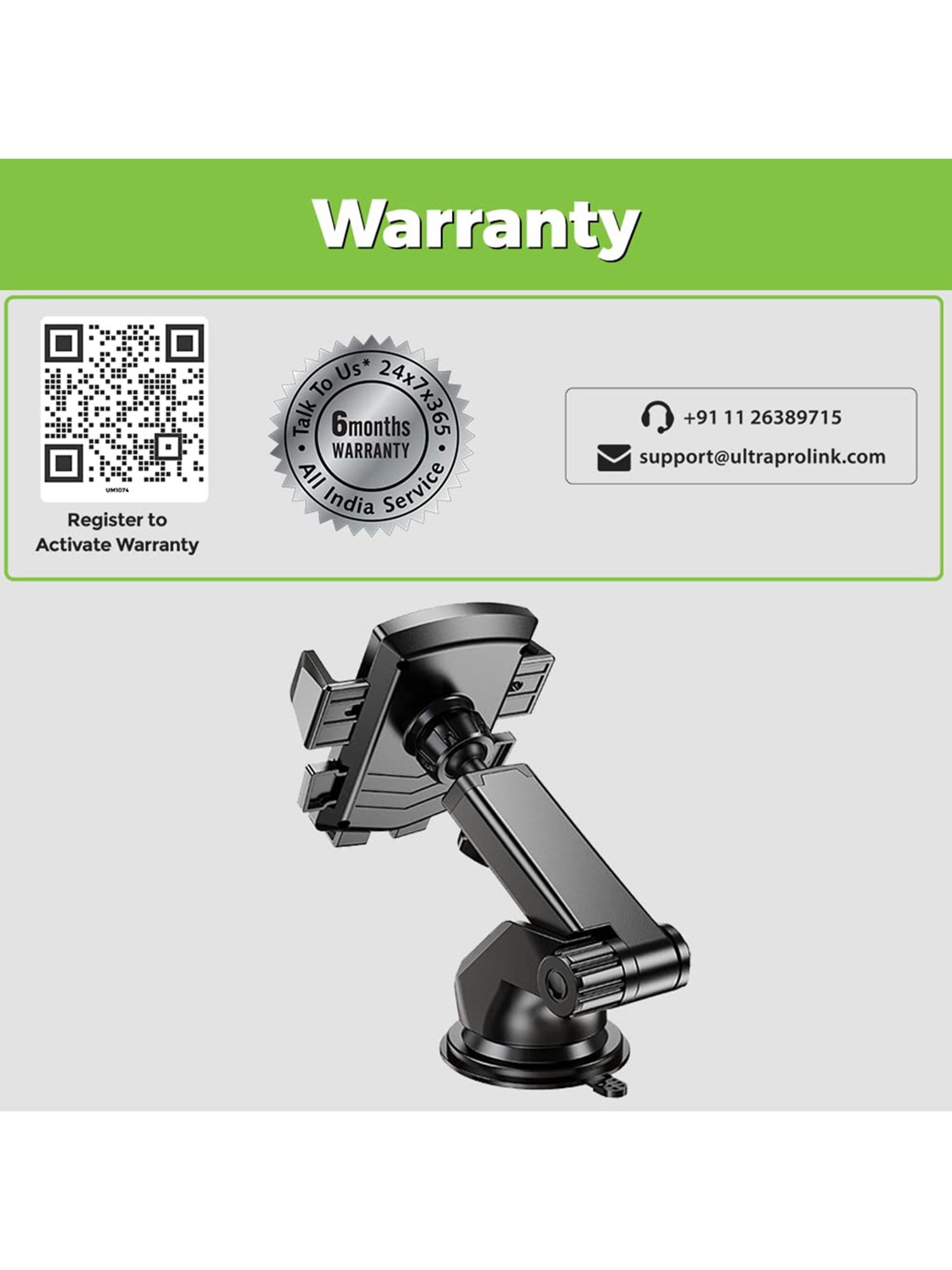 GRIPP Magic Stand Compatible for All Mobile Phones Devices (Black)