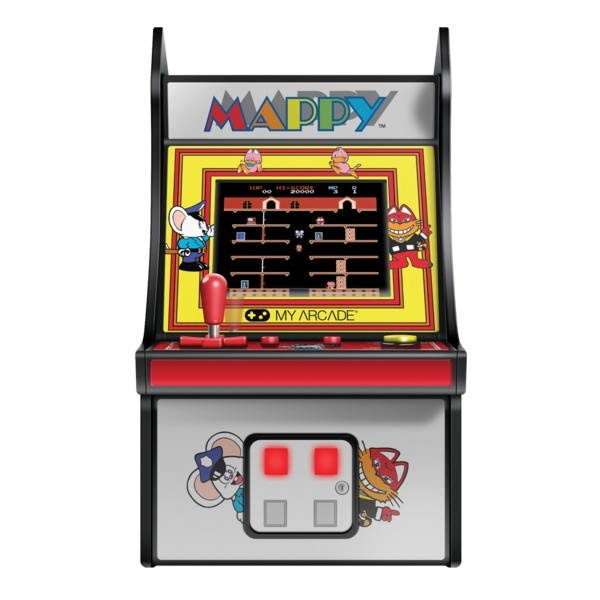 MY ARCADE Bandai Namco MAPPY 6" Micro Arcade Machine Portable Handheld Video Game