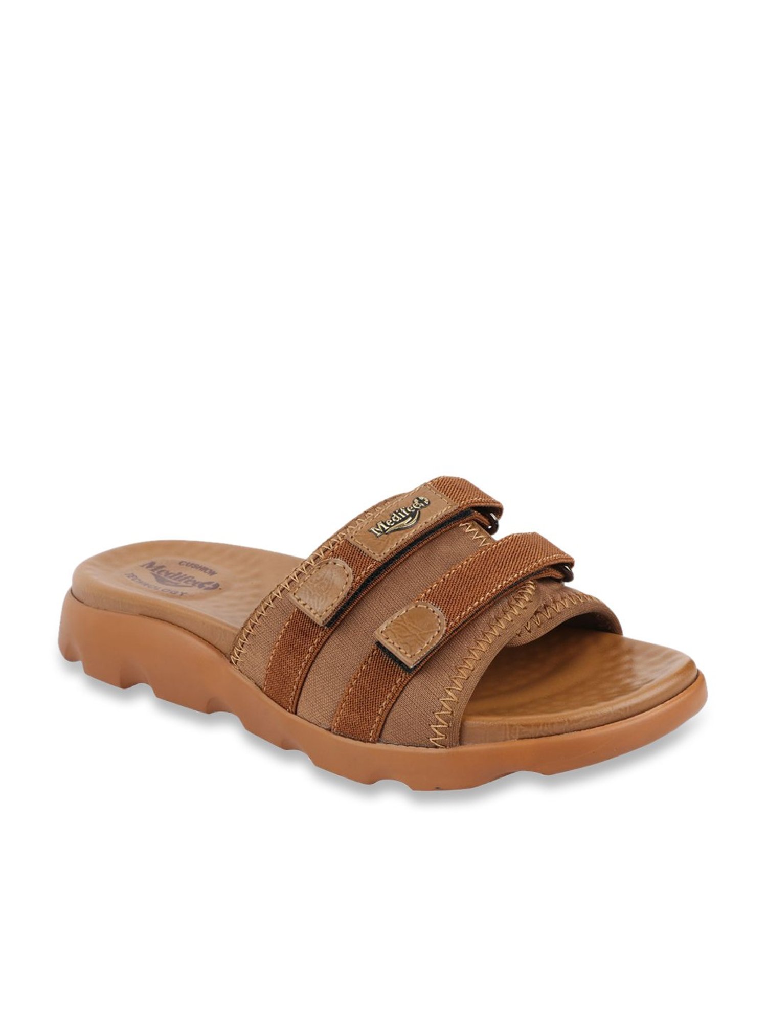 MediFeet Women's Tan Casual Sandals