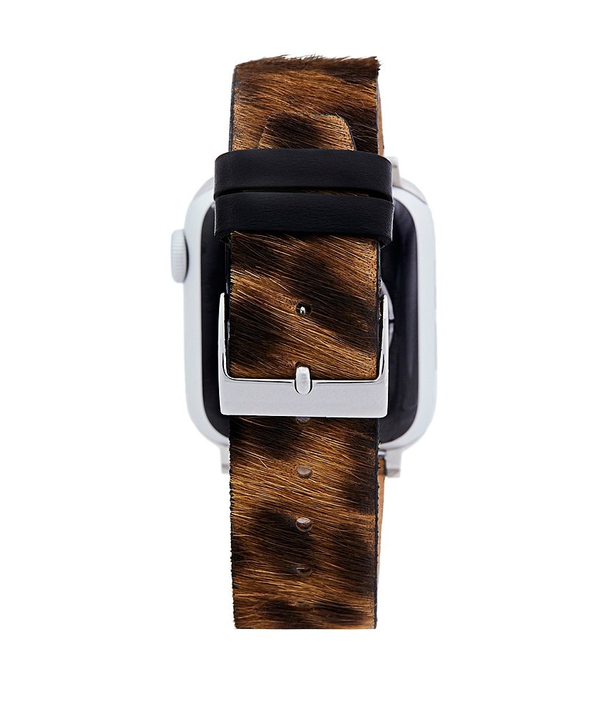 REBECCA MINKOFF 38/40mm Leopard Haircalf Apple Watch&reg; Strap