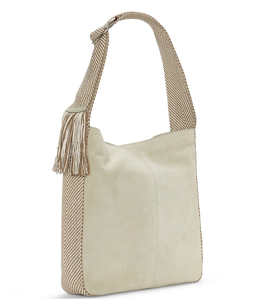 Lucky Brand Adyn Suede Snap Hobo Bag
