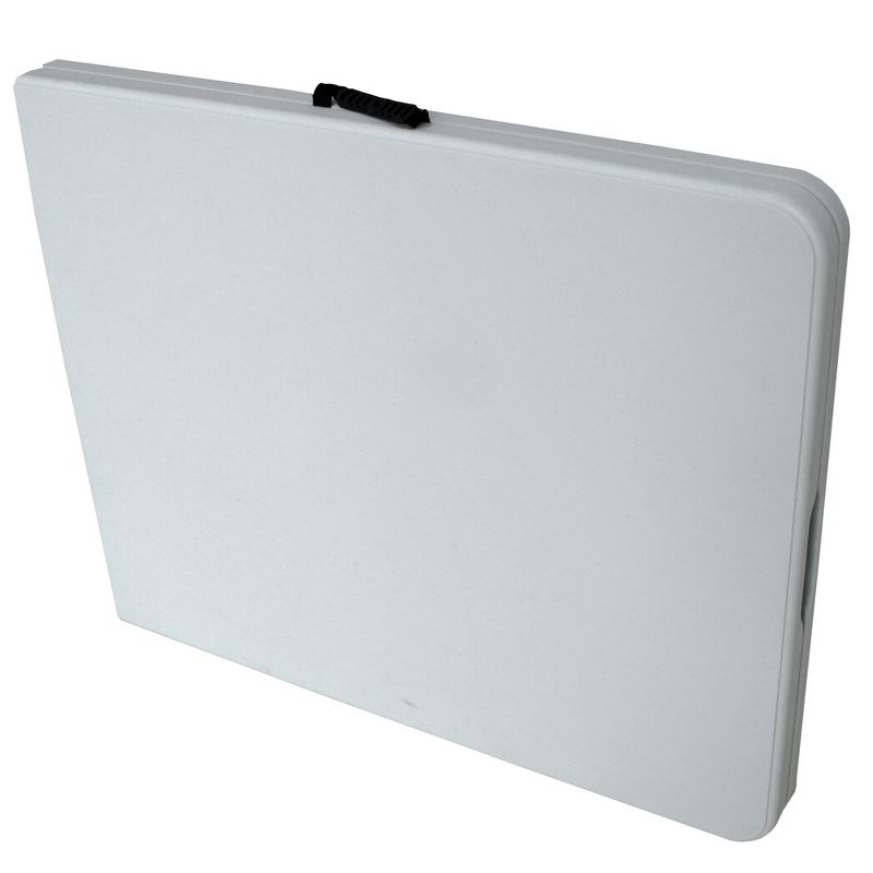 Plastic Development Group 806 Outdoor/Indoor 6 Foot Fold In Half Plastic Resin Folding Banquet, Dining, Card Table with 4 Folding Chairs