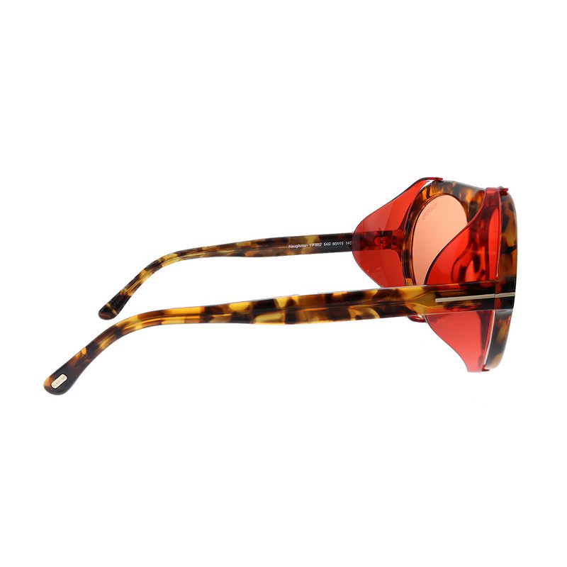 Tom Ford Neughman TF 882 54S Unisex Aviator Sunglasses Honey Havana 60mm