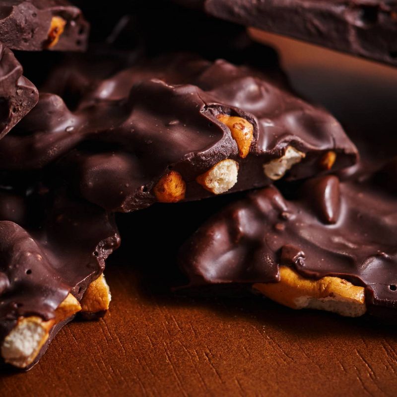 barkTHINS Sea Salt Dark Chocolate Pretzels - 10oz