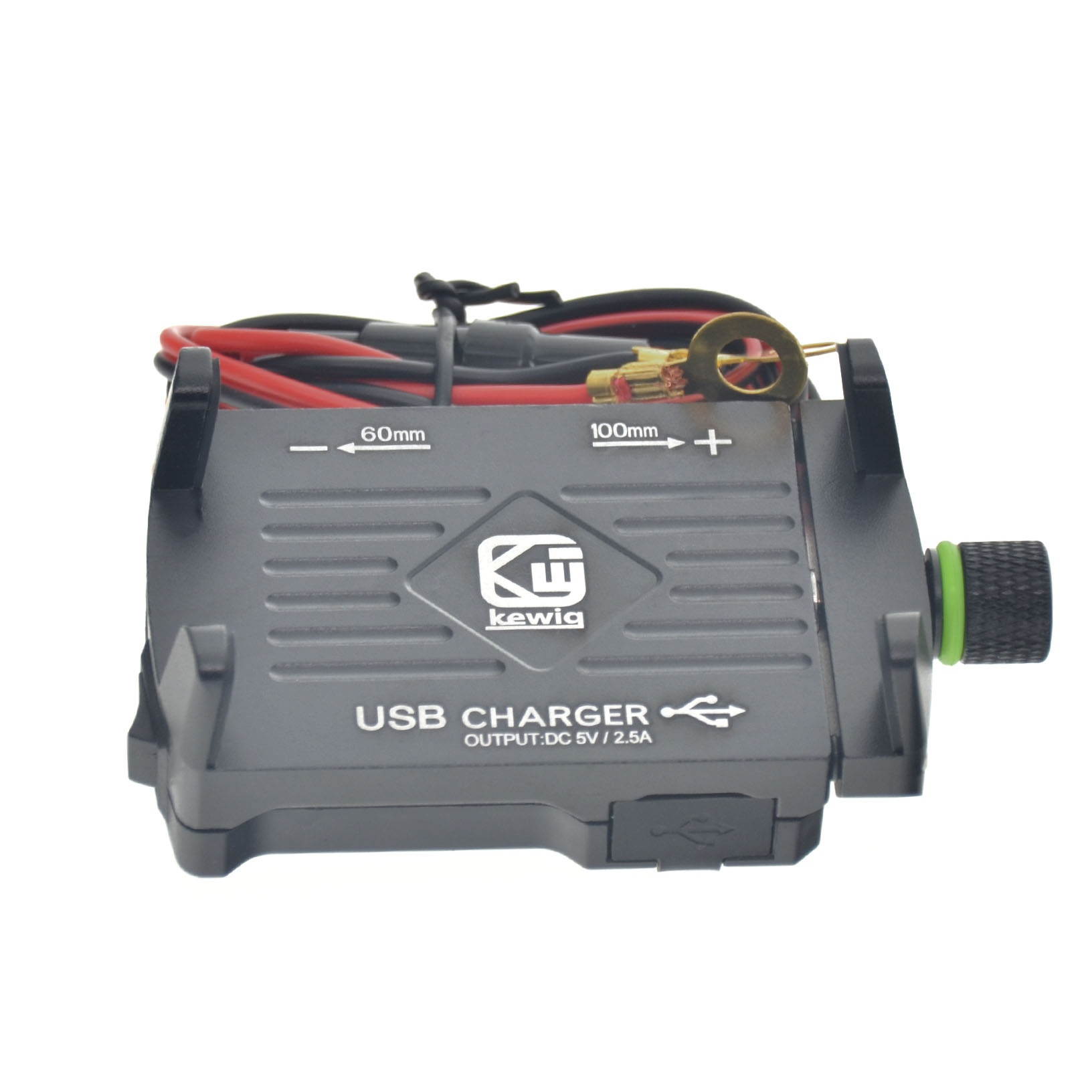 Universal Full Aluminum Motorcycle Motorbike Phone Holder Mount USB Fast Charge