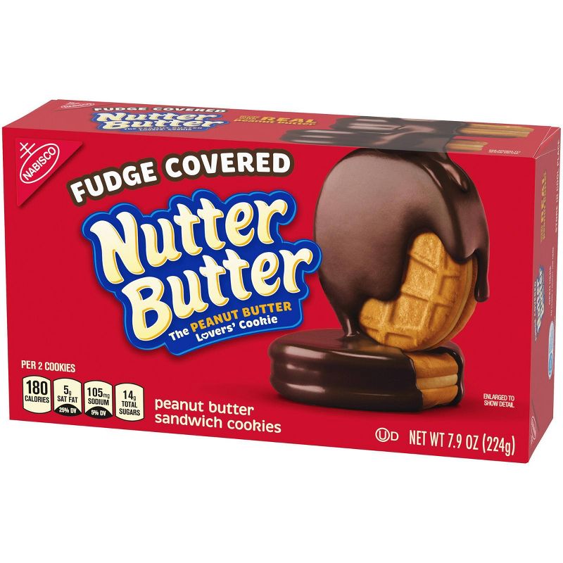 Nutter Butter Fudge Dipped Peanut Butter Cookies - 7.9oz