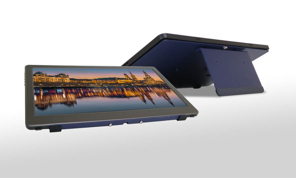 GeChic 1503E 15.6" FHD 1080p Portable Monitor HDMI, VGA Input, USB Powered, Ultralight Weight, Built-in Speakers