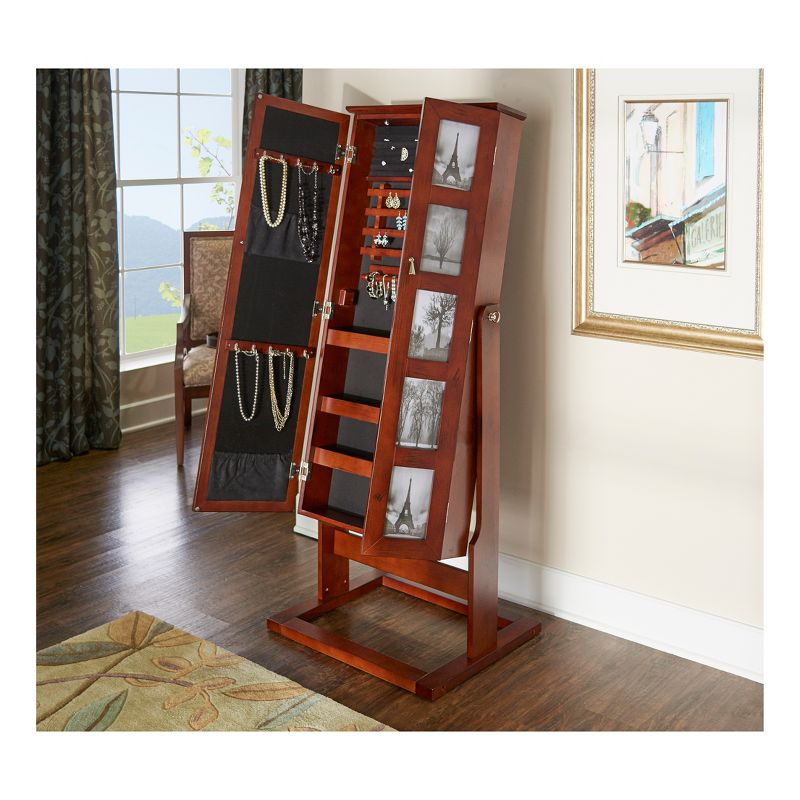 Elisa Photo Cheval Mirror Cherry - Powell Company