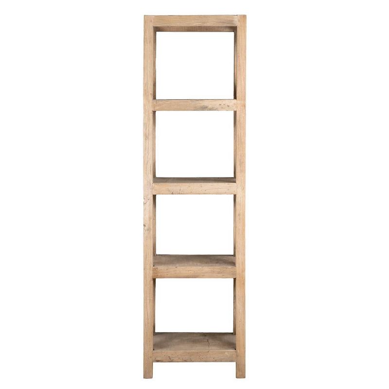 75" Birch Rubberwood Bookcase Brown - East At Main