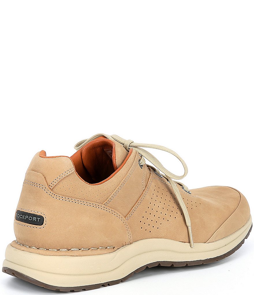 Rockport Men's Edge Hill II Plain Toe Suede Oxfords