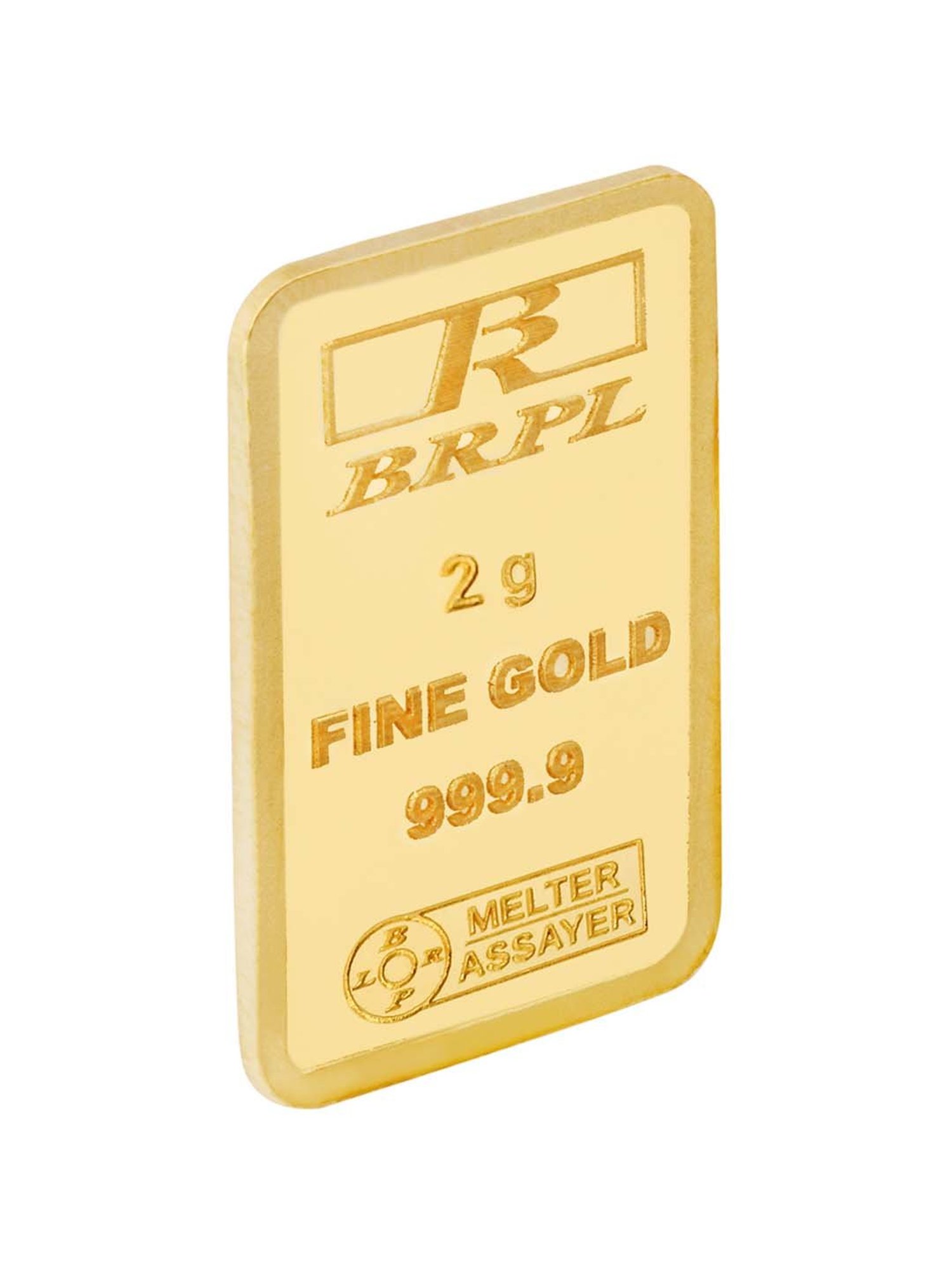 Bangalore Refinery 24k (999.9) 2gm Gold Bar