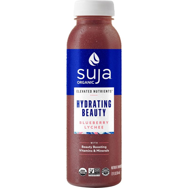 Suja Organic Elevated Nutrients Hydrating Beauty Blueberry Lychee - 12 fl oz