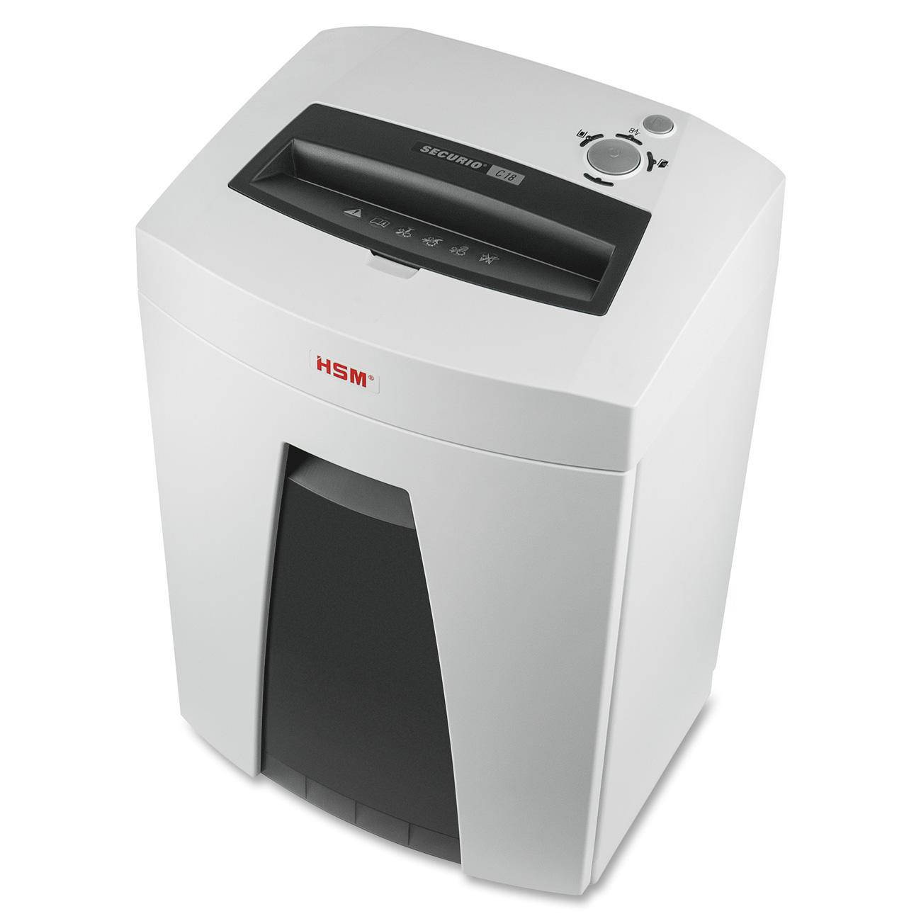 HSM Securio C18s Strip Cut Shredder (Level 2) (Sheet Capacity: 19-20) (Shred Size: 1/4") (Throat