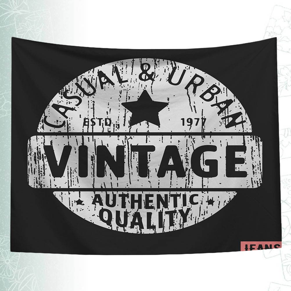 1pc Punk Style Printing Hanging Tapestry Wall Blanket Beach Towel Wall Background Decorative Cloth for Home Bedroom Living Room (Red)