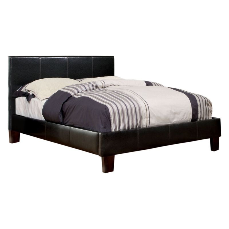 Lizsa Leatherette Upholstered Twin Bed Espresso - HOMES: Inside + Out