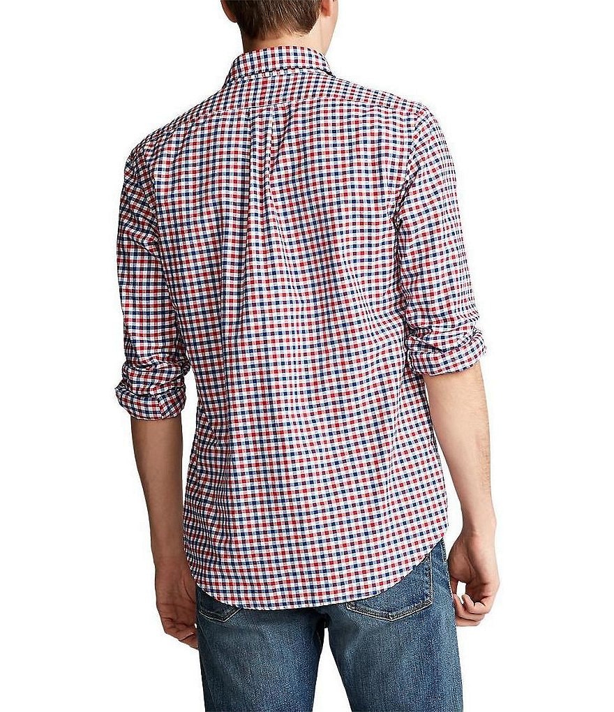 Visconti Multi-Color Polka Dot Long-Sleeve Woven Shirt