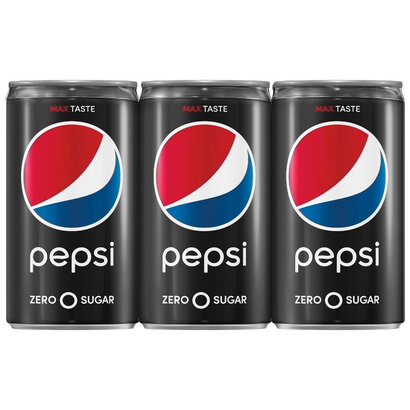 Pepsi Zero Sugar - 6pk/7.5 fl oz Mini Cans