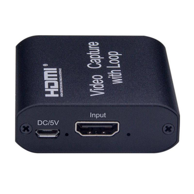 1080P Audio Video Capture Card Adapter HDMI To USB 3.0 4K Full HD Game Recording